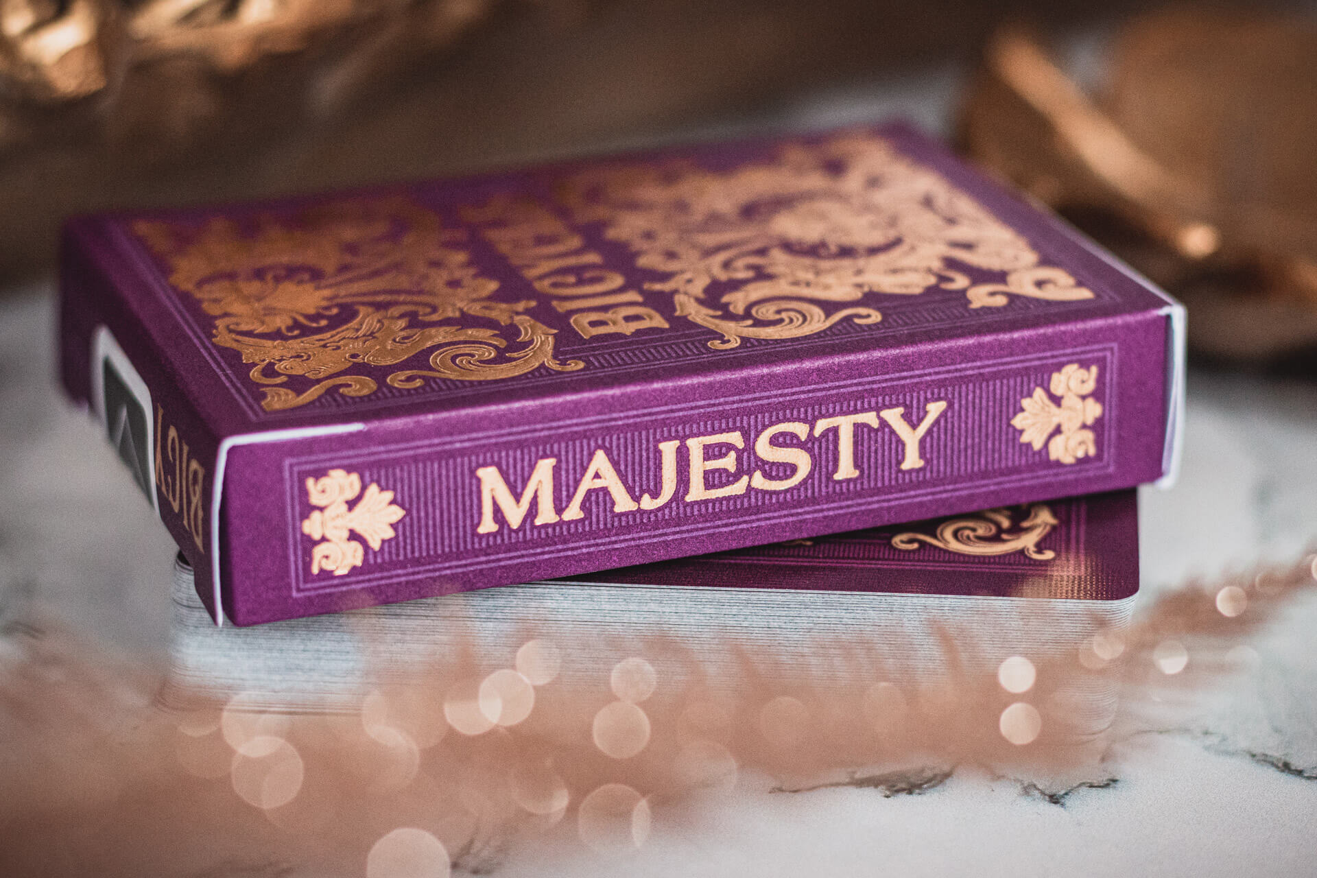 bicycle purple majesty playing cards